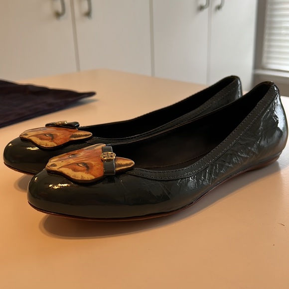 Tory Burch Fox flats 6.5 - Picture 6 of 7